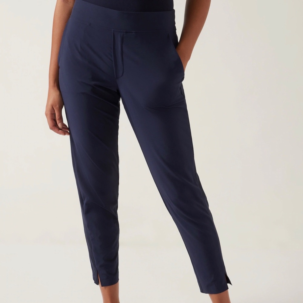 Athleta Navy Blue Track Joggers